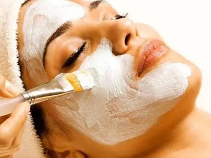 Facial treatment being performed on a client at Face by Sumona